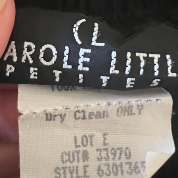 Vintage Carole Little Petites Novelty skirt Hen Chicken Black Kelly green 18 - Picture 14 of 15